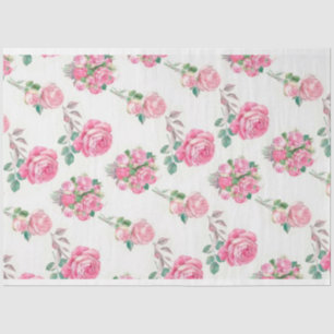 Papier Mousseline Vintage Élégant papier de tissus floraux moderne