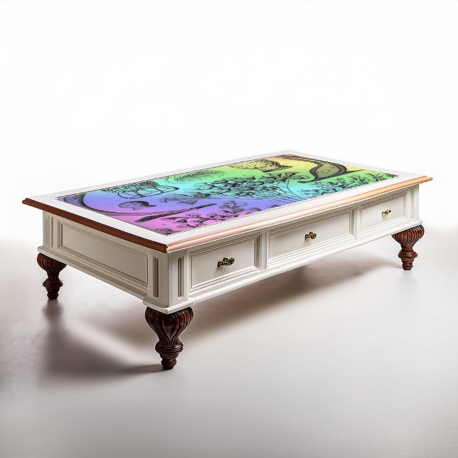 Papier Mousseline Vintage Ernst Haeckel Arc-en-ciel affiche couleur (Créateur téléchargé)