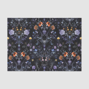 Papier Mousseline Vintage Floral Botanique