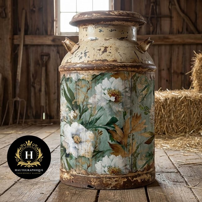 Papier Mousseline Vintage Floral Seamless Decoupage (Créateur téléchargé)