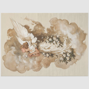 Papier Mousseline Vintage Guardian Angel