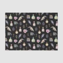 Vintage Halloween Éléments Motif papier