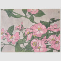 Vintage Hannah Overbeck Art nouveau prarie rose
