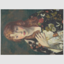 Vintage Henri Femme Lady Découpage
