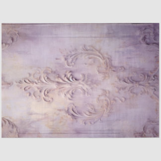 Papier Mousseline Vintage mauve grunge mur feuille d'or baroque