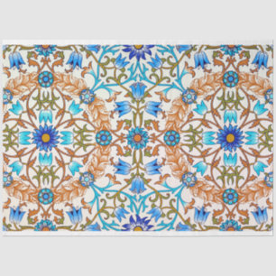 Papier Mousseline Vintage modèle floral, William Morris