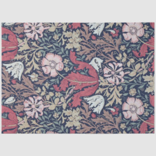 Papier Mousseline Vintage motif floral, William Morris