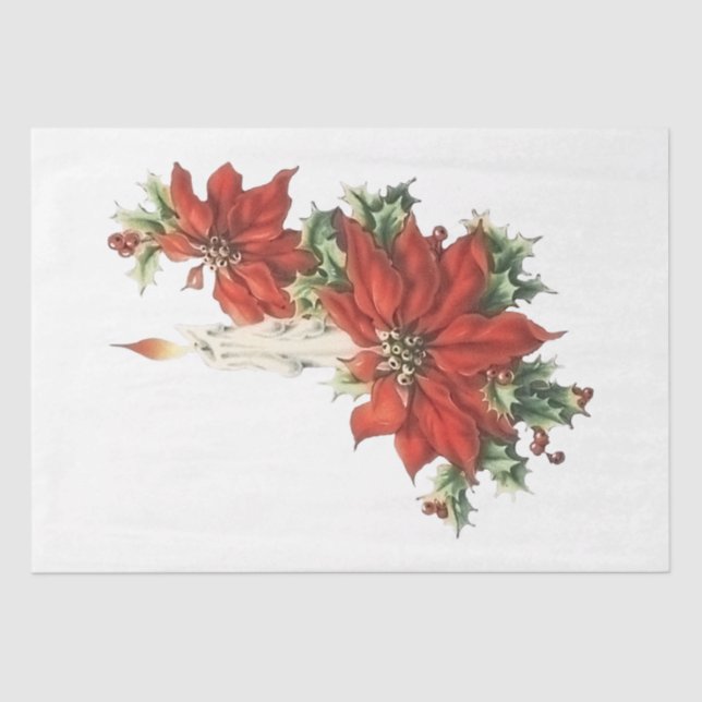 Papier Mousseline Vintage Noël Mix Series Design 48 (Recto)