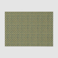 Vintage Vert blanc motif floral St Patrick Thr