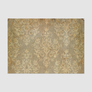 Papier Mousseline Vintage, victorien, grunge, damassé, antique, papi