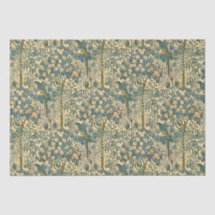Papier Mousseline Vintage Walter Crane Art du perroquet ara et des f