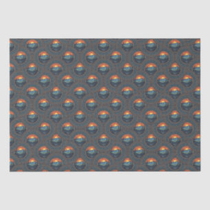 Papier Mousseline Vintage Wilderness Sunset Mandala Art Déco Fans