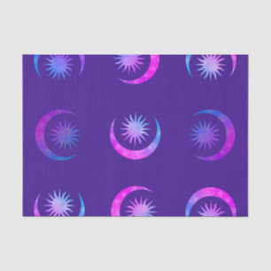 Papier Mousseline Violet Indigo Violet Lune & Soleil Forfait Zen Par
