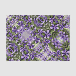 Papier Mousseline violettes dans un bocal de lune