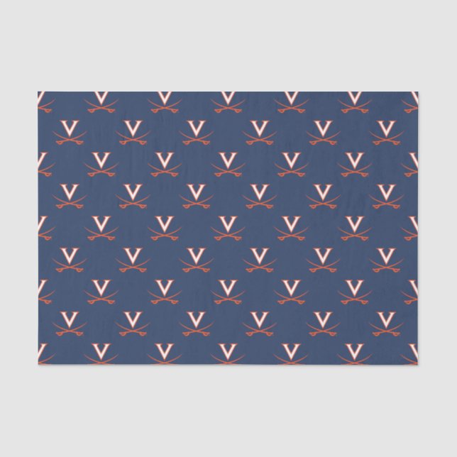 Papier Mousseline Virginia Cavaliers | Anniversaire (Recto)