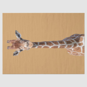 Papier Mousseline Visage mignon de girafe