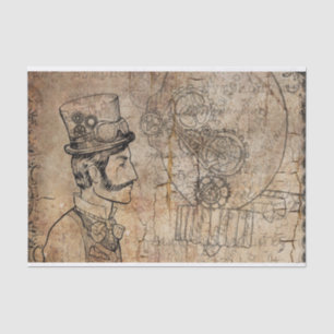 Papier Mousseline Vitesses de monsieur de Steampunk rétros