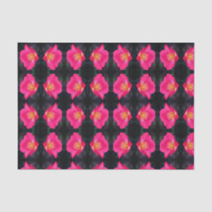Papier Mousseline Vivid Rose rose Abstrait motif floral Découpage