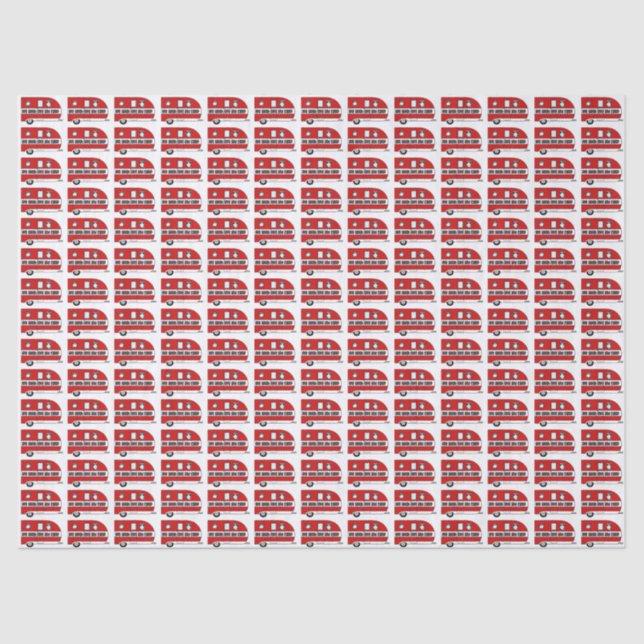 Papier Mousseline Vivre, rire, aimer et Camp (Recto)