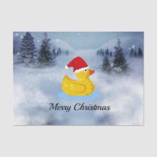 Papier Mousseline Vœux de Noël de Rubber Ducky