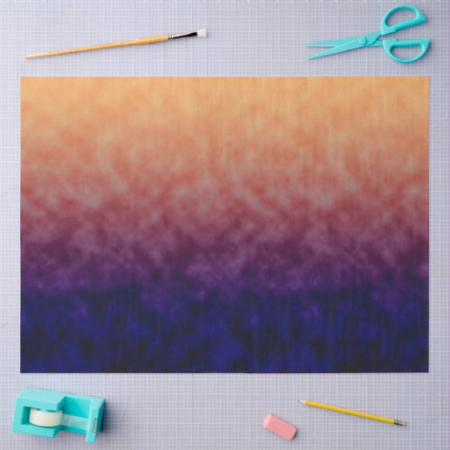 Papier Mousseline Voile de braise (Artisanat)