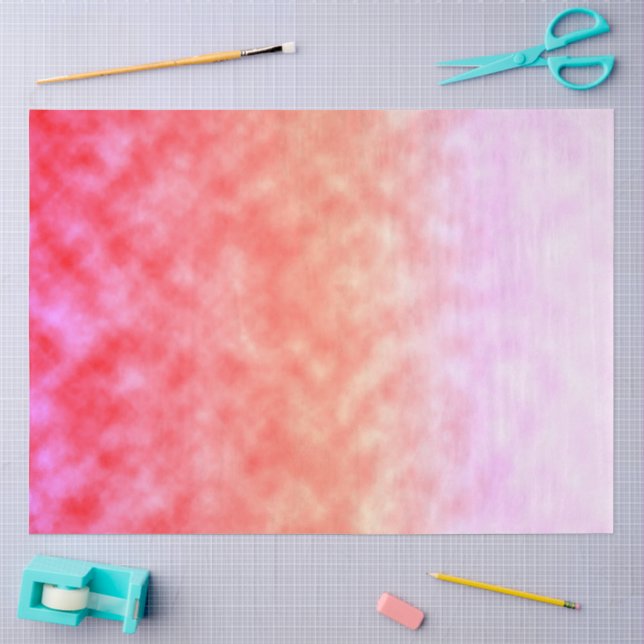 Papier Mousseline Voile de Feu Roux (Artisanat)