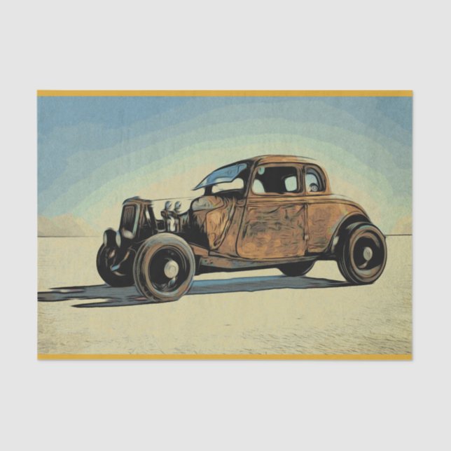 Papier Mousseline Voiture de route chaude (Recto)