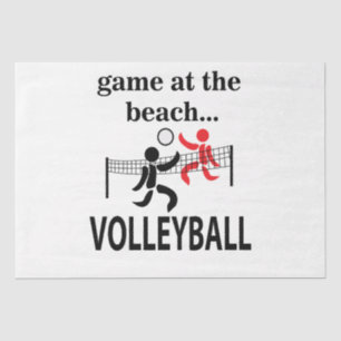Papier Mousseline Volleyball Beach Volleyball