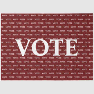 Papier Mousseline Vote