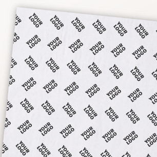 Papier Mousseline Votre logo   Motif répété de substitution simple