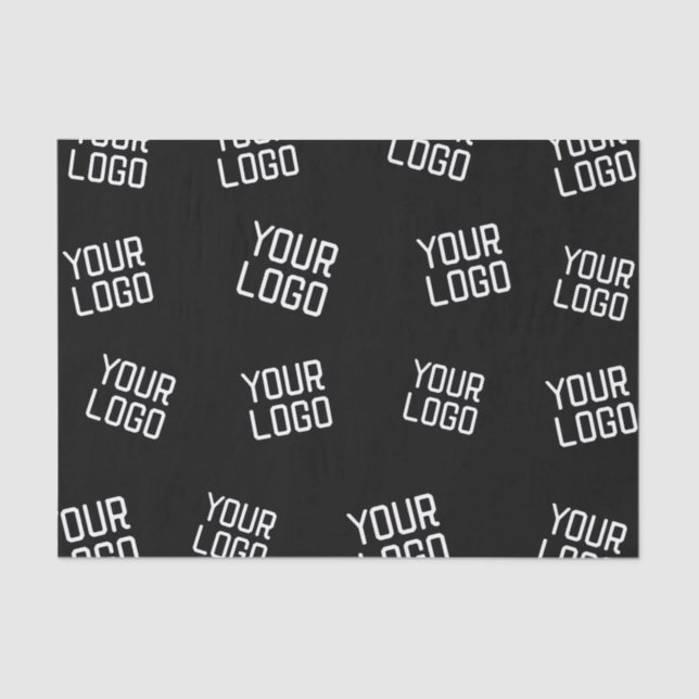 Papier Mousseline Votre logo ou image | Modèle de recherche aléatoir (Recto)
