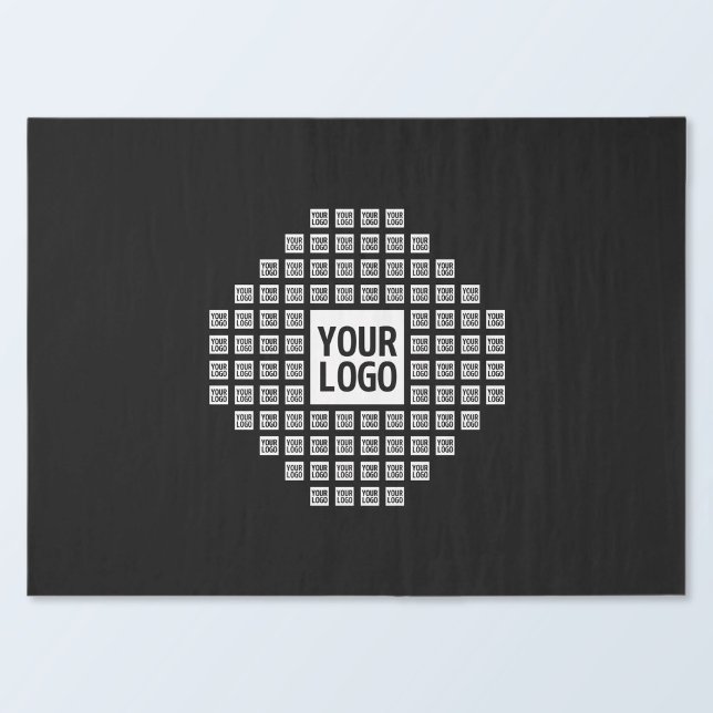 Papier Mousseline Votre logo ou image | Motif moderne unique (Créateur téléchargé)