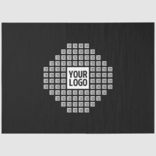 Papier Mousseline Votre logo ou image   Motif moderne unique