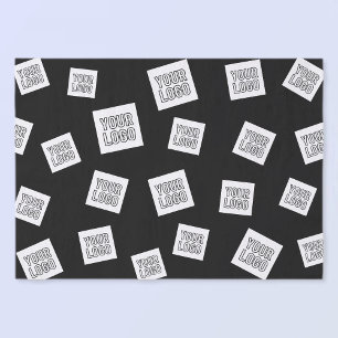 Papier Mousseline Votre logo, photo ou autre image   Placement aléat