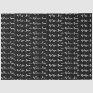 Papier Mousseline Votre nom