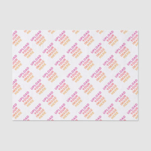Papier Mousseline Votre propre Motif d'image de logo