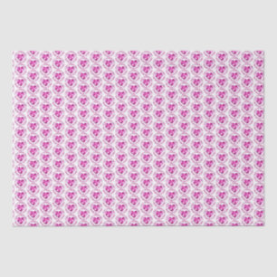 Papier Mousseline VOUS TOURNEZ MON MONDE ROSE Romantique conception