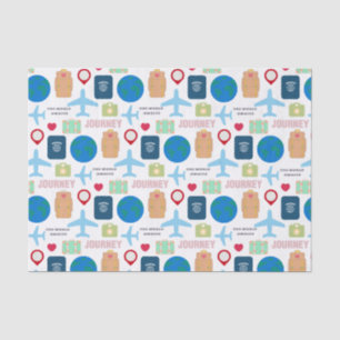 Papier Mousseline Voyage dans le monde