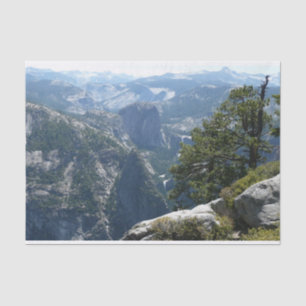 Papier Mousseline Vue de Yosemite Mountain dans le parc national de