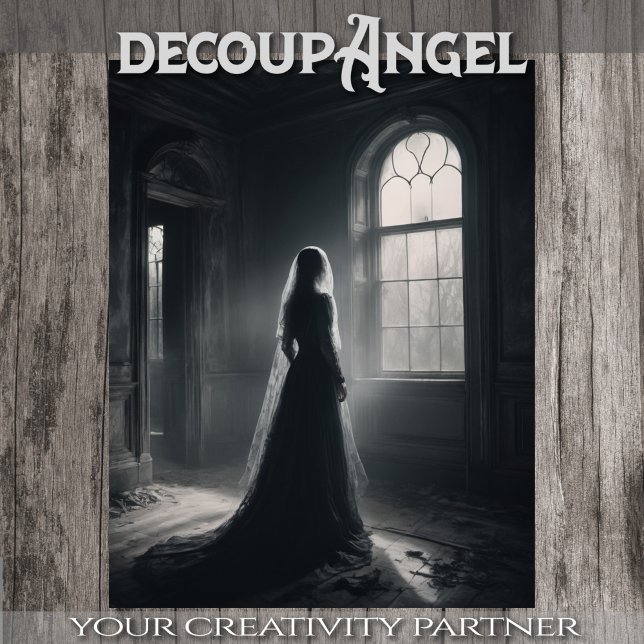 Papier Mousseline Vue Spectre Ethérée - Découpage - (Créateur téléchargé)