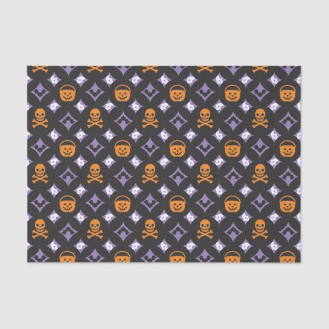Papier Mousseline Vuitton ! LG d'impression Halloween traditionnel (Recto)