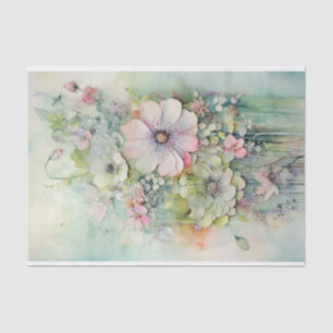 Papier Mousseline Washed Out Shabby Chic Mélange Médias