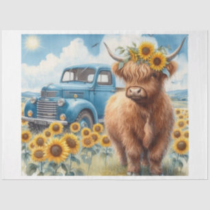 Papier Mousseline Watercolor Highland