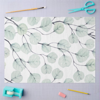 Papier Mousseline Watercolor peony floral decoupage