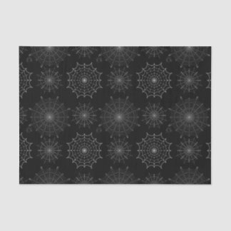 Papier Mousseline Webs de l'araignée d'Halloween noire