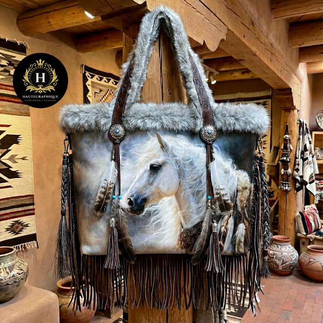 Papier Mousseline Western Baroque Ivory War Horse Tissue Paper (Créateur téléchargé)