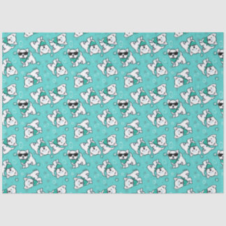 Papier Mousseline Westies Cutieface KiniArt