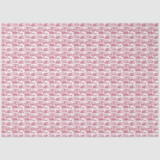 Papier Mousseline WHEATEN Terrier Red Toile (Recto)