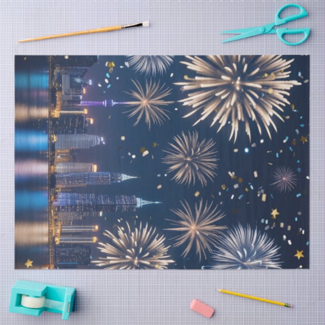 Papier Mousseline When the Lights Begin to Fall (Artisanat)