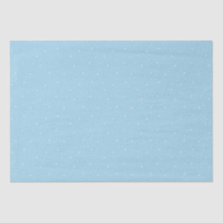 Papier Mousseline Whimsal Snowflakes Motif de Noël Bleu clair